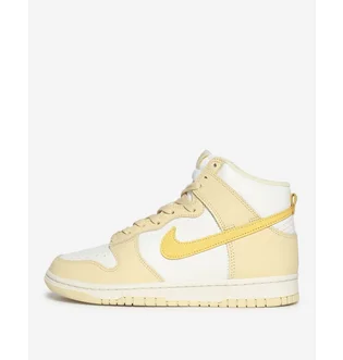 Кроссовки женские Nike Dunk High White/Yellow DD1869-201