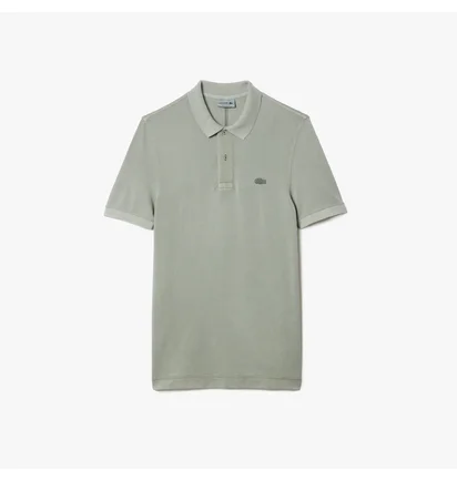 Поло мужское Lacoste Organic Cotton Natural Dye Polo Light Grey PH5603-51-K34