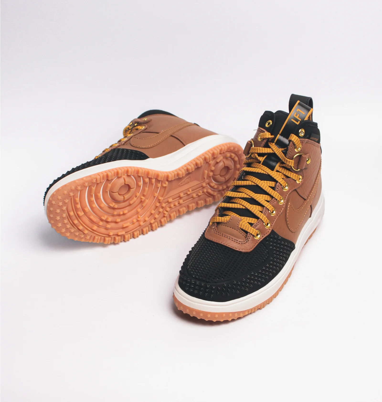 ᐉ Кросівки чоловічі Nike Lunar Force 1 Duckboot Ale Brown Black