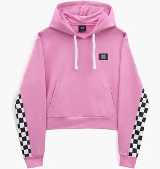 Худи женское Vans Boom Check Hoodie Pink VN00045DBLH
