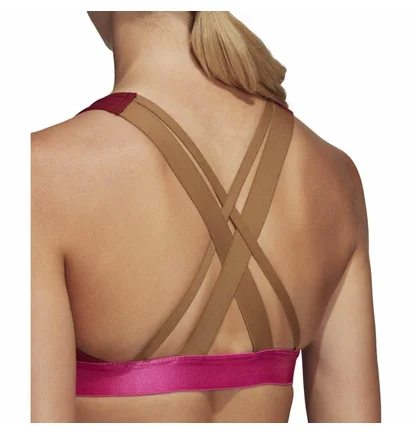 Топ женский Adidas DonT Rest Iteration Sports Bra Bordo DH7095