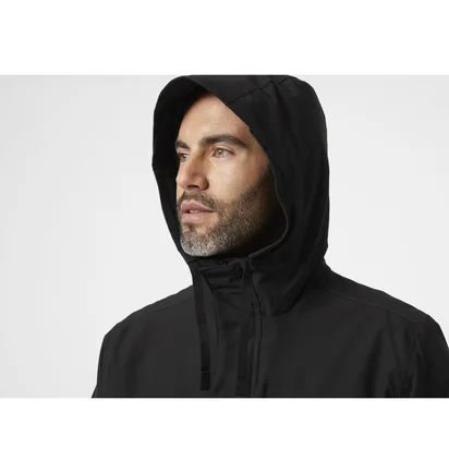 Парка мужская Helly Hansen Mono Material Ins Rain Coat Black 53644-990