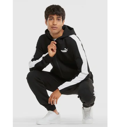 Толстовка мужская Puma Hooded Sweat Suit Black 84584701