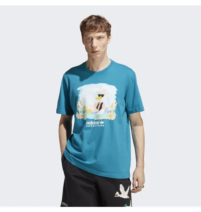 ᐉ Футболка мужская Adidas Adventure Graphic Tee Light Blue HZ1146