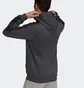 Толстовка чоловіча Adidas Essentials Fleece 3-Stripes Full-Zip Hoodie Grey HB0042