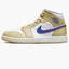 Кроссовки женские Air Jordan 1 Mid Yellow Bq6472-701