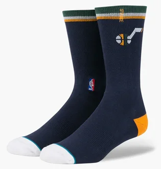 Носки унисекс Stance Jazz Arena Logo Crew Socks Blue (1 пара) M558D5JAZZ-NVY