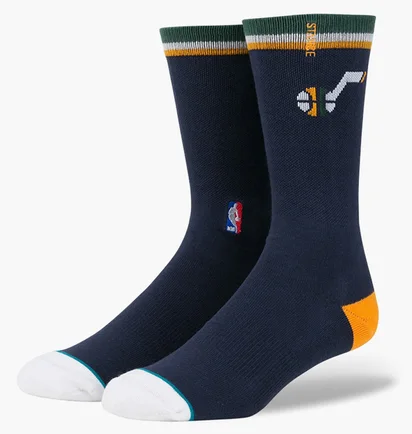 Шкарпетки унісекс Stance Jazz Arena Logo Crew Socks Blue (1 пара) M558D5JAZZ-NVY