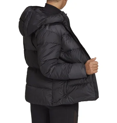 Куртка женская Adidas Hooded Jacket Sportswear W 11.11 Bb Down Black H14172