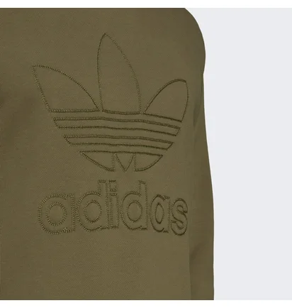 Худи мужское Adidas Graphics Trefoil Series Hoodie Olive H13499