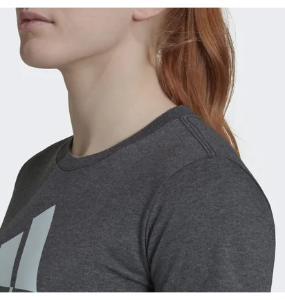 Футболка женская Adidas Loungewear Essentials Logo Tee Grey Hl2031