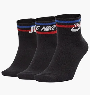 Носки унисекс Nike Nsw Everyday Essential An Black (3 пары) DA2612-010