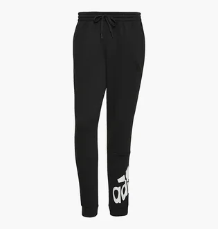 Штаны мужские Adidas Essentials Fleece Tapered Cuff Logo Pants Black GK8966