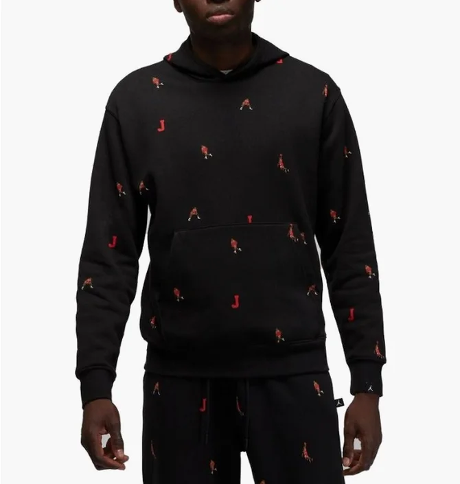 Худі чоловіче Air Jordan Essentials Holiday Jumpman Hoody Black Dv9392-010