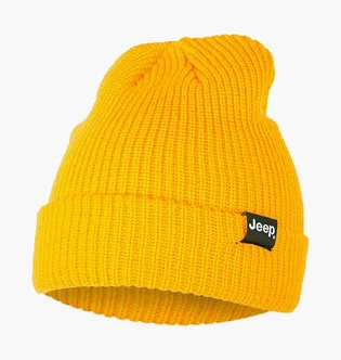 Шапка унисекс Jeep Ribbed Tricot Hat With Cuff J22W Yellow O102600-Y247