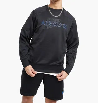 Світшот чоловічий Nike Air Max Pk Crew Black FV5444-010