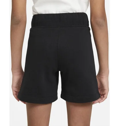 Шорты детские Nike Big Kids (Girls) French Terry Shorts Black Da1405-010