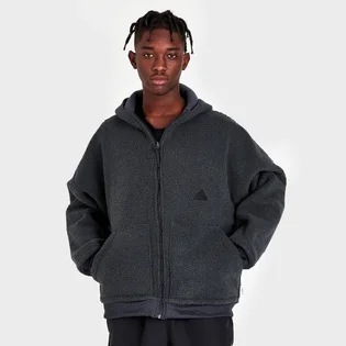 Свитшот мужской Adidas Sportswear Polar Fleece Full-Zip Hooded Sweatshirt Black Hg2076
