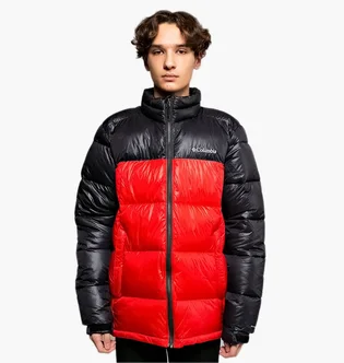 Пуховик чоловічий Columbia Pike Lake Jacket Black Red WO0019-615