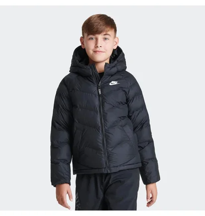 Куртка детская Nike Hooded Puffer Black FN7730-010