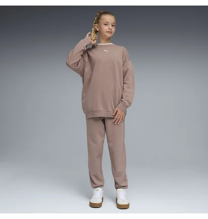 Спортивний костюм дитячий Puma Loungewear Oversized Beige 693395-88
