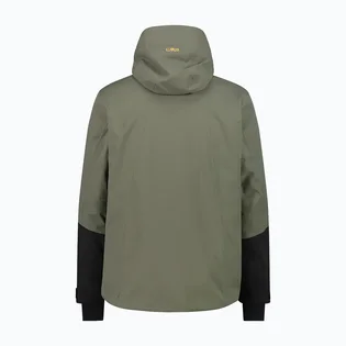 Куртка мужская CMP Fix Hood Twill Olive/Black 34W2037-E943