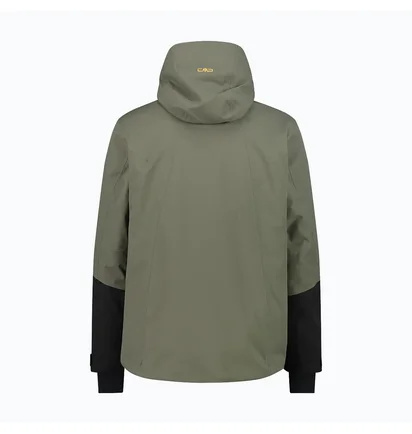 Куртка мужская CMP Fix Hood Twill Olive/Black 34W2037-E943