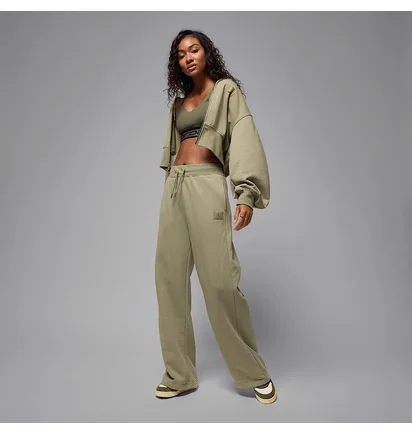 Штаны женские Air Jordan Flight Fleece Olive IF3590-205