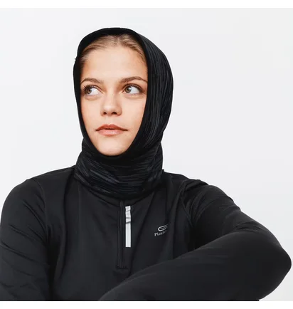 Баф KALENJI Running Neck Warmer Black 8549718
