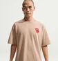 Футболка унисекс Nike Skate Spots Beige IR6747-286