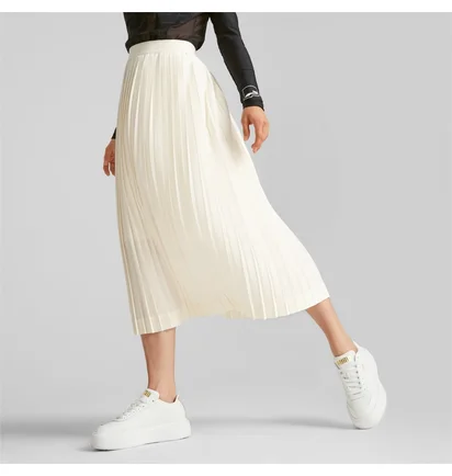 Юбка женская Puma Yona Sunp Plissee Skirt Beige 537978-65