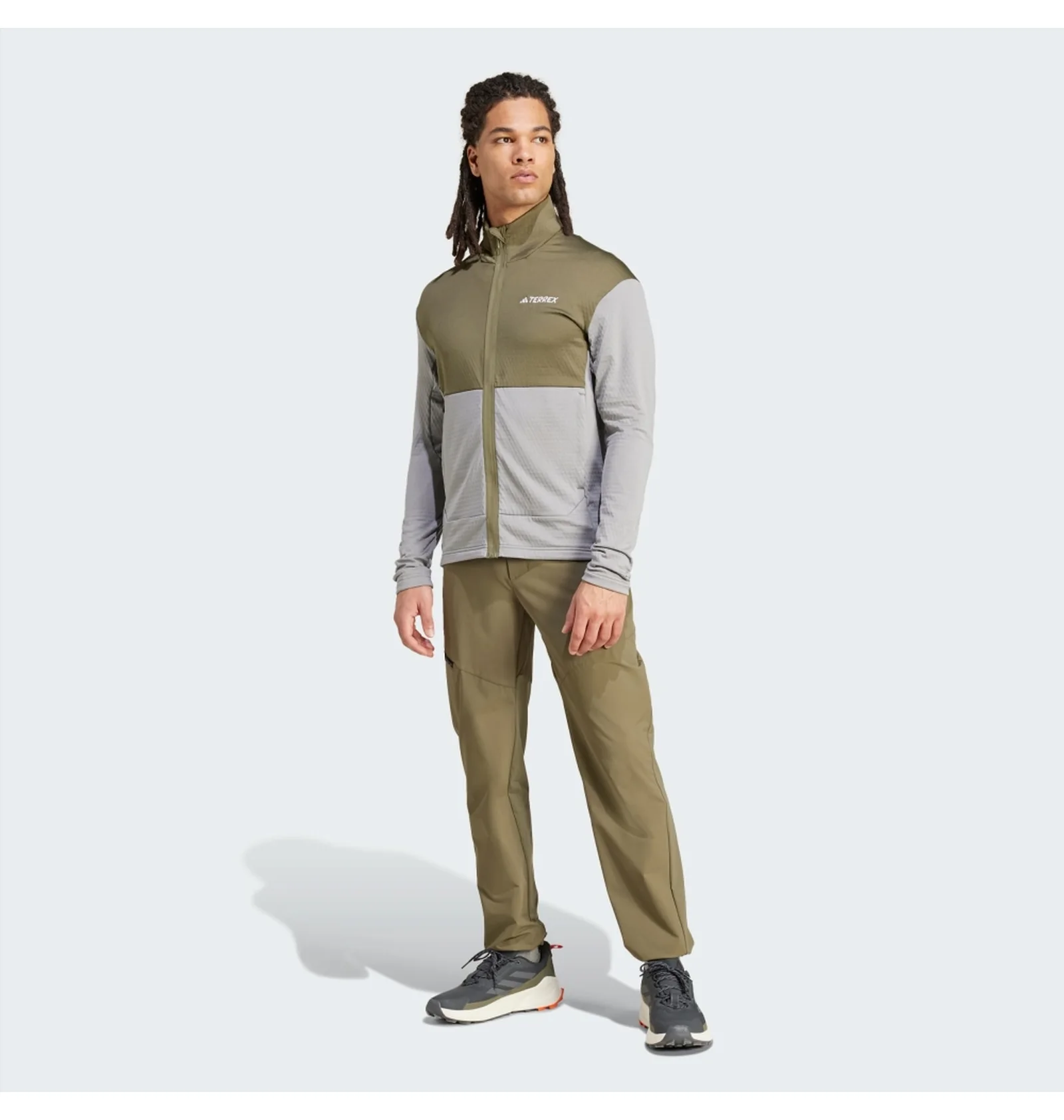 ᐉ Олімпійка чоловіча Adidas Terrex Multi Light Fleece Full-Zip