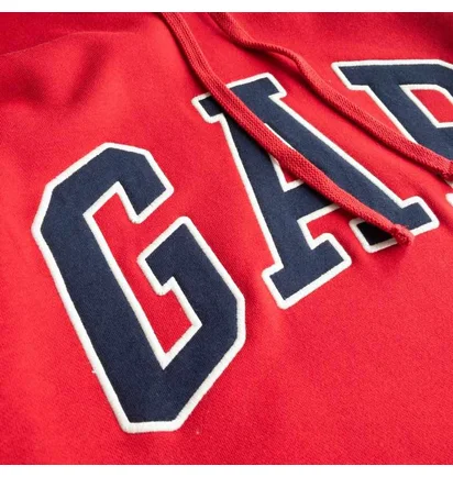 Худі чоловіче Gap Logo Hoodie Crimson Red 510981131