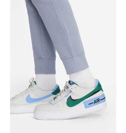 Штани жіночі Nike Essntl Pant Reg Flc Mr Light Blue Dx2320-493