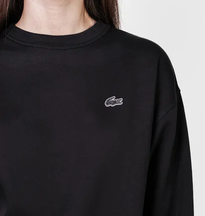 Свитшот женский Lacoste Oversize Fit Black SF5614031