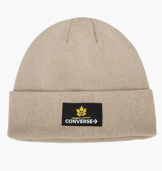 Шапка унисекс Converse Graphic Beanie Beige 10026112-274