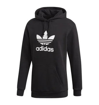 Худи мужское Adidas Trefoil Hoodie Black DT7964