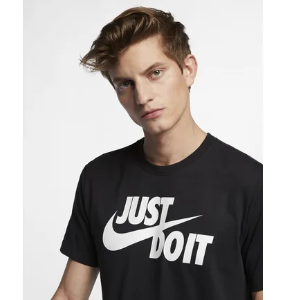 Футболка чоловіча Nike M Nsw Tee Just Do It Swoosh Black AR5006-011