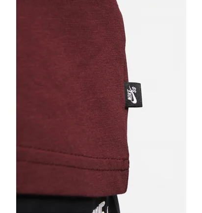 Футболка чоловіча Nike Sb Logo Skate T-Shirt Bordo CV7539-619