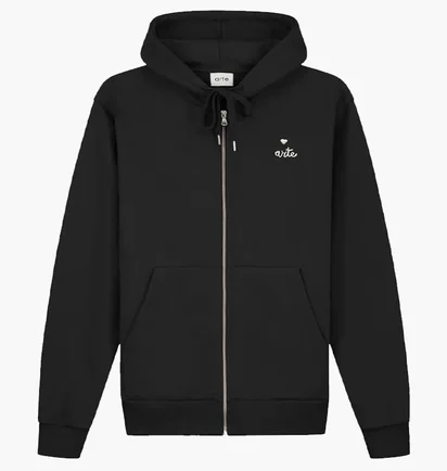 Толстовка мужская Arte Small Heart Hoodie Black SS25-174J