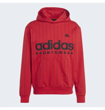 Худи мужское Adidas Pinstripe Fleece Hoodie Red Ia1809