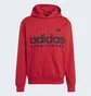 Худи мужское Adidas Pinstripe Fleece Hoodie Red Ia1809