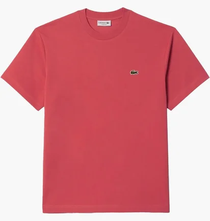 Футболка мужская Lacoste Classic Fit Cotton Jersey T-Shirt White TH7318