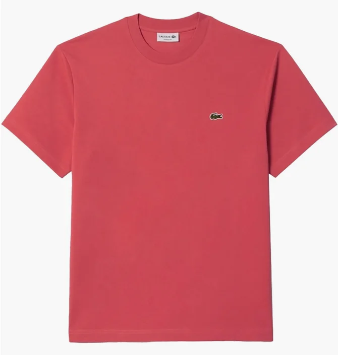 Футболка мужская Lacoste Classic Fit Cotton Jersey T-Shirt White TH7318