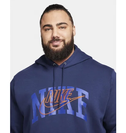 Худі чоловіче Nike Club Fleece Pullover Hoodie Blue FV4447-410