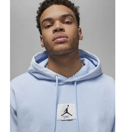 Худи мужское Air Jordan Stmt Wash Flc Po Light Blue Dr3087-411