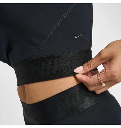 Топ женский Nike Pro Dri-Fit Crop Tank Black FQ7934-010