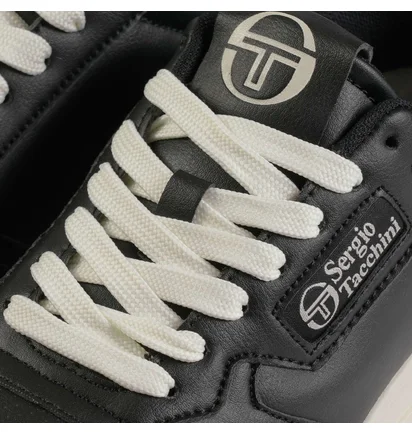 Кросівки чоловічі Sergio Tacchini Leather Casusl Low Top Black TSTU0013
