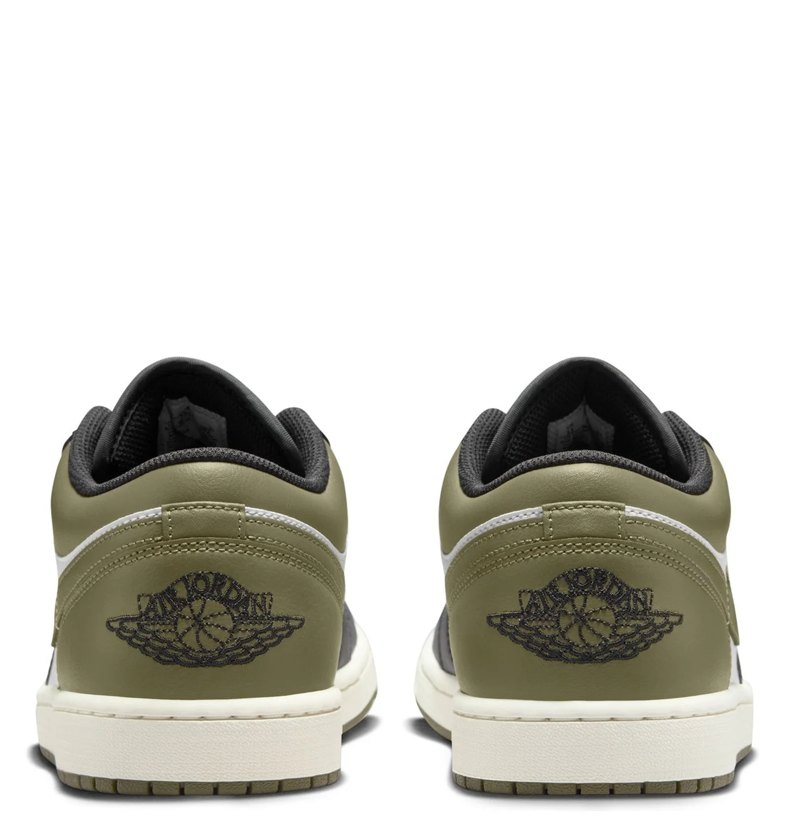 ᐉ Кросівки чоловічі Air Jordan 1 Low White/Olive 553558-092
