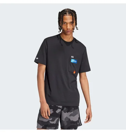 Футболка чоловіча Adidas Remoji Pocket Graphic Black IW2639